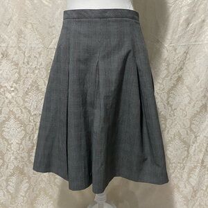 Plaid preppy retro pleated skirt
